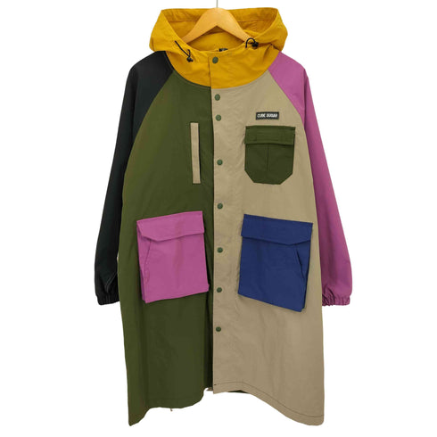 キューブシュガー CUBE SUGAR 撥水 ロング マウンテンパーカー マルチカラー レディース import:M